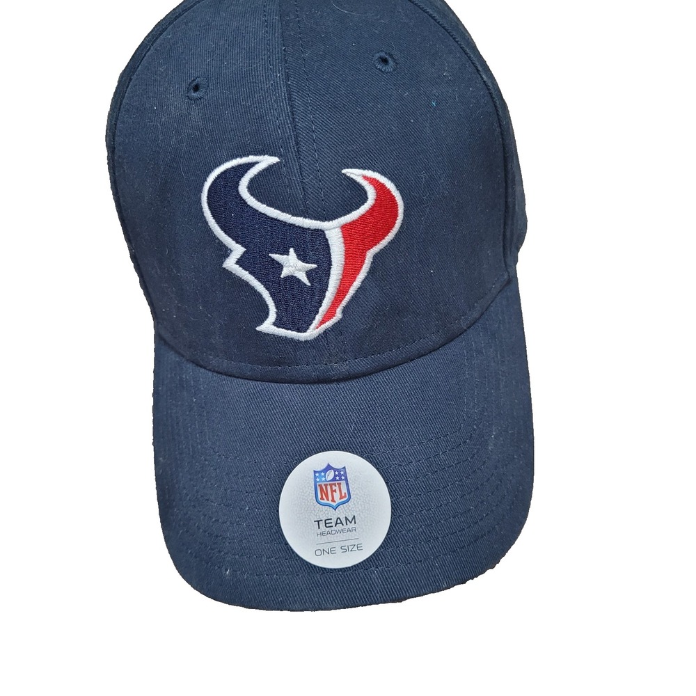 Houston Texans NFL Team Apparel Cap Hat Baseball Fan Gear‎ Navy One Size